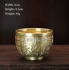 Messing Graviert Mehrere Stile und Größen Spirituosen Wodka Tasse Likör 50ml Retro Bronze Tragbar Tee Becher Gläser Haus Dekoration