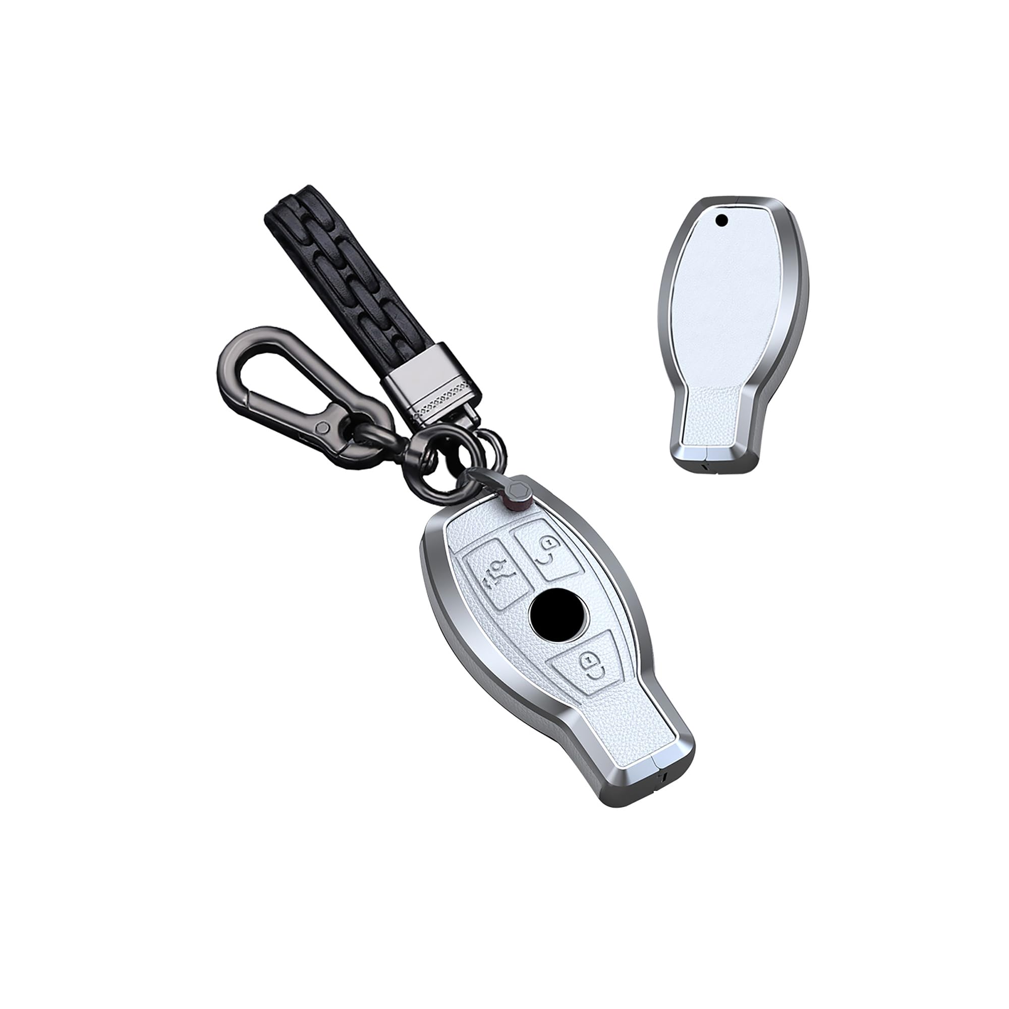 

[TECART] Mercedes-Benz Exclusive Key Case, Key Cover, Key Holder, Mercedes Smart Key Case, E-Class белый