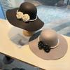 Celebrity Pearl Flower Bridal Hat French Black Top Hat Noble Elegance Vintage British Edge Hat