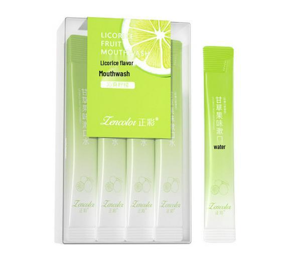 

Портативний ополіскувач для рота з фруктовим смаком: Усуває неприємний запах з рота, зубний камінь і освіжає для тривалого аромату при швидкому полосканні.