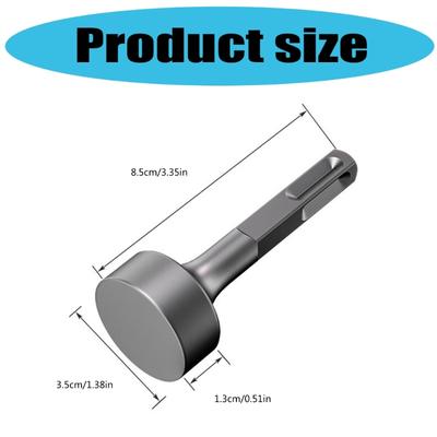 85mm Heavy Duty Steel Drill Bit Driver Attachment for Efficient Fence & Ground Rod Installation Enhances Work Efficiency