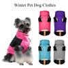 Winter thick Pet Dog Clothes For Small Medium Dogs Cat Windproof Waterproof Puppy Jacket With D-ring French Bulldog Yorkie Coat