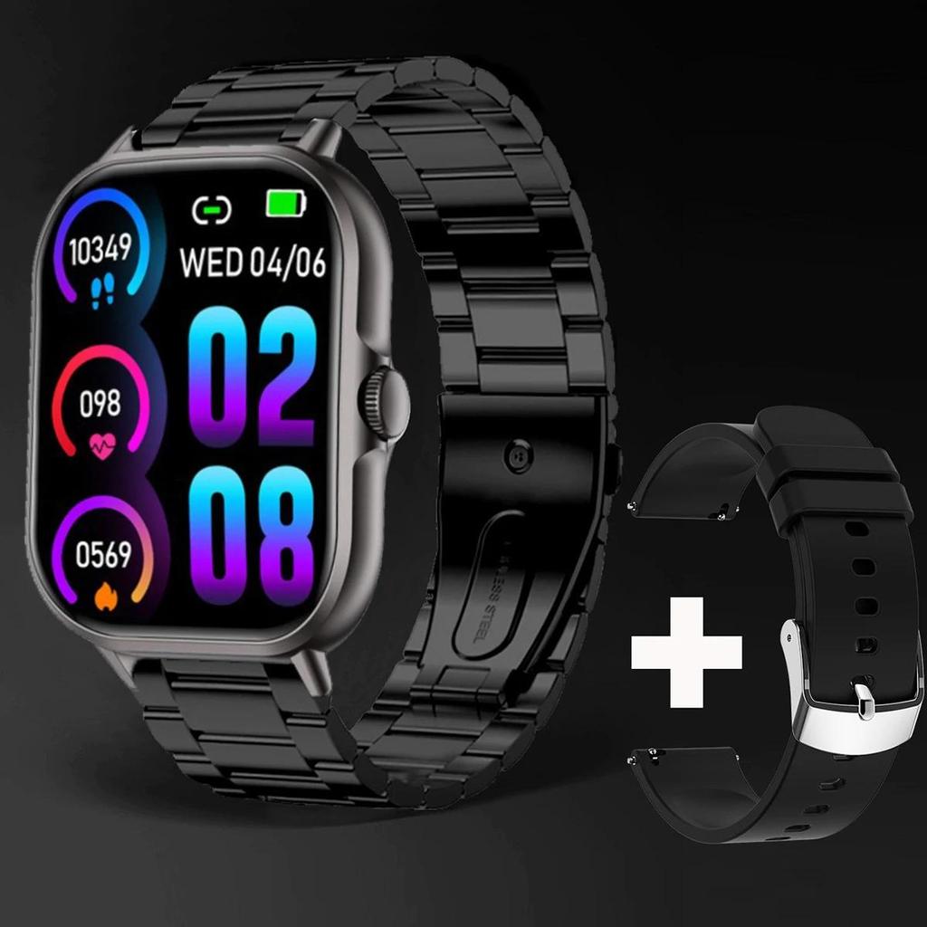 2024 New Smart Watch Men Women Full Touch Body Temperature Heart Rate Monitor Smartwatch Waterproof Smart Wristwatch