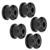 5pcs Single Chainring Bolts Crankset Nuts Aluminum Alloy Chain Wheel Screws for Mountain Bike