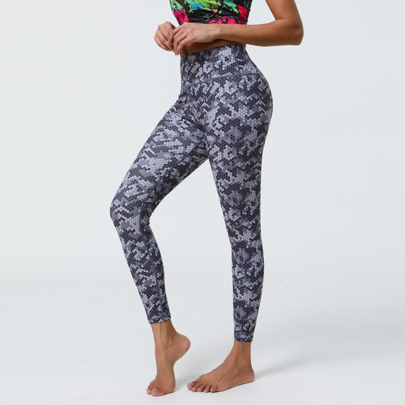 New yoga pants colorful printed yoga pants fitness pants