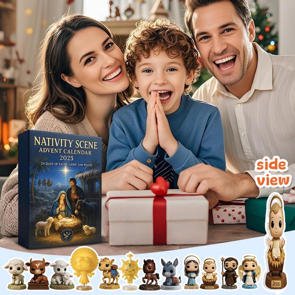 Nedräkningskalendern innehåller 24 presenter, en nedräkningskalender och en överraskningspresent