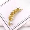 Brooch with Wheat Ears - Sophisticated, Niche, High-end, Premium Women's Retro Pearl Pin