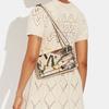 New COACH MINT+SERF Collaboration Bandit Cow Leather Shoulder Bag, Crossbody Bag Medium Size Women's Graffiti Color CE179-B4RHR