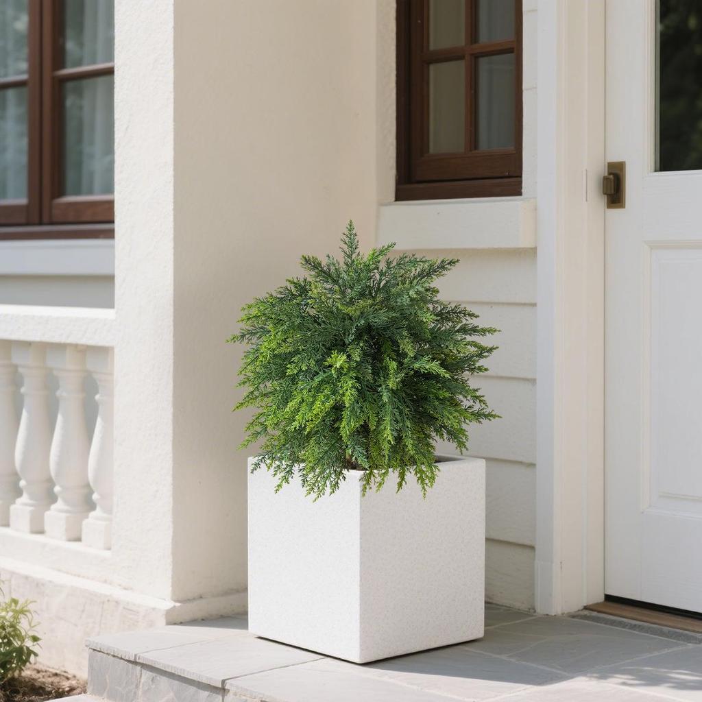 Artificial Pine Needle & Cypress Leaf Decoration for Outdoor Garden or Flower Arrangement