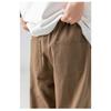 Men S Vintage Loose Fit Cotton Casual Solid Long Trousers