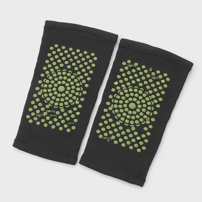 **Doppelseitige Beifuß-Punktmatrix Elastische Knieschoner für Ganzjahreswärme**