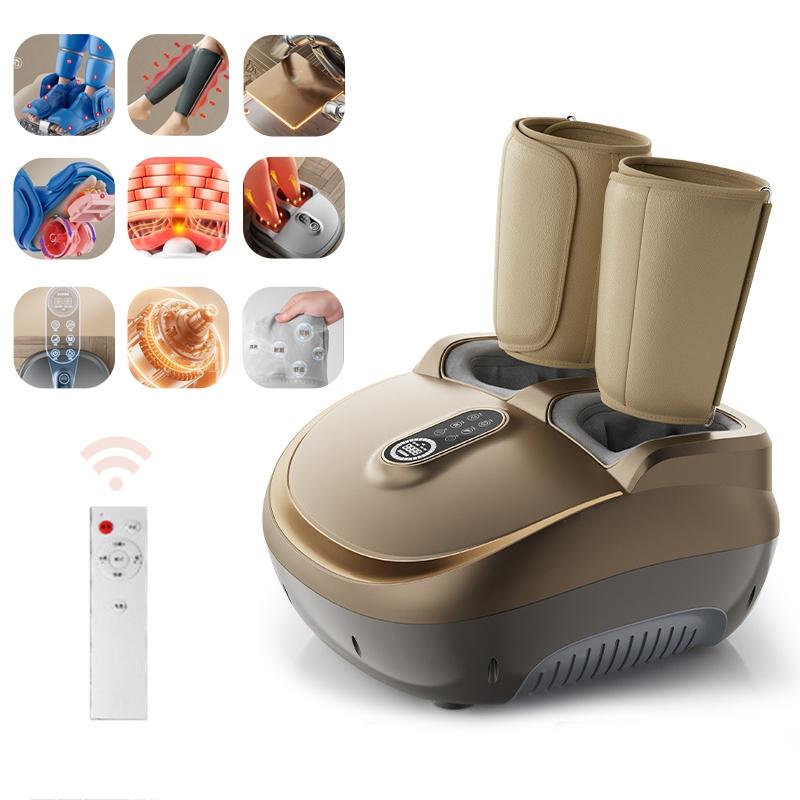 Jinkairui Electric Foot Massager Soothing Shiatsu Foot Massage with Adjustable Air Pressure Heat, Relieves Relexation