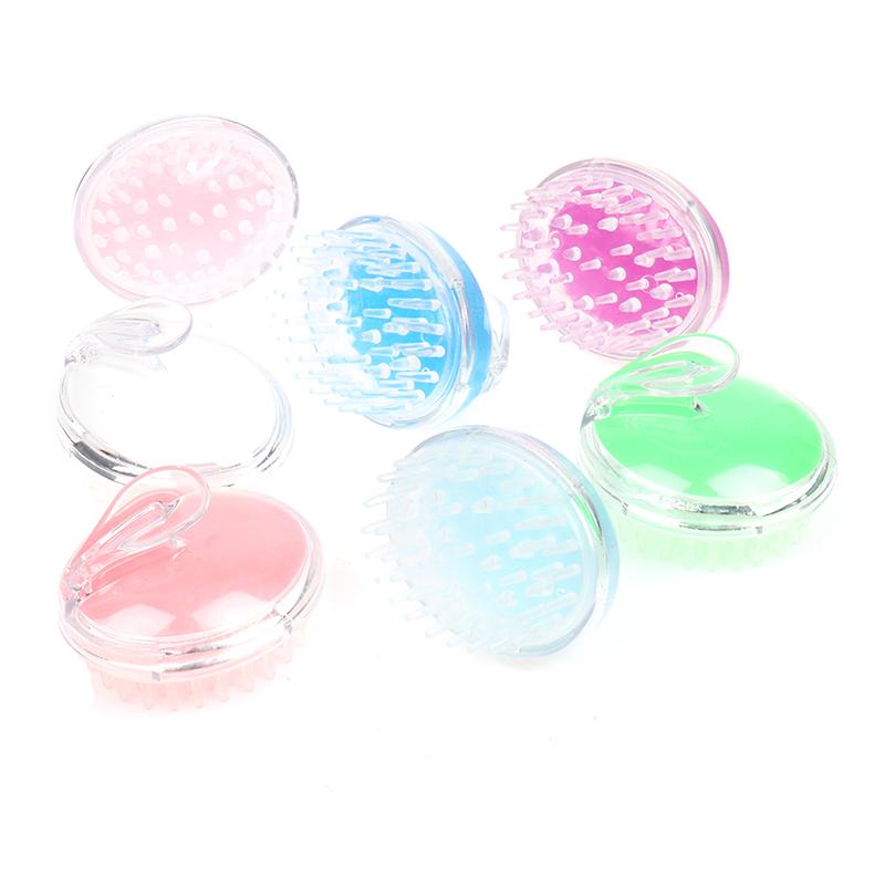 1 st handhållen schampomassageborste bad dusch hårrengöringsborste kam