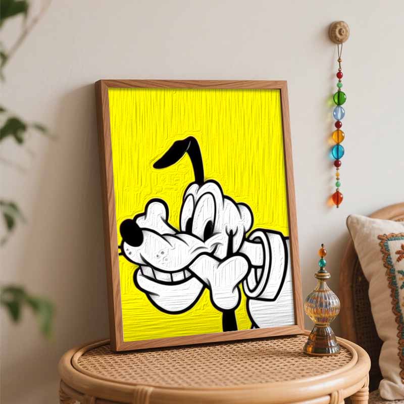 Disney Pluto digital oil painting diy coloring handpainted filling home decoration gift for wall art canvas paint by numbers set decor