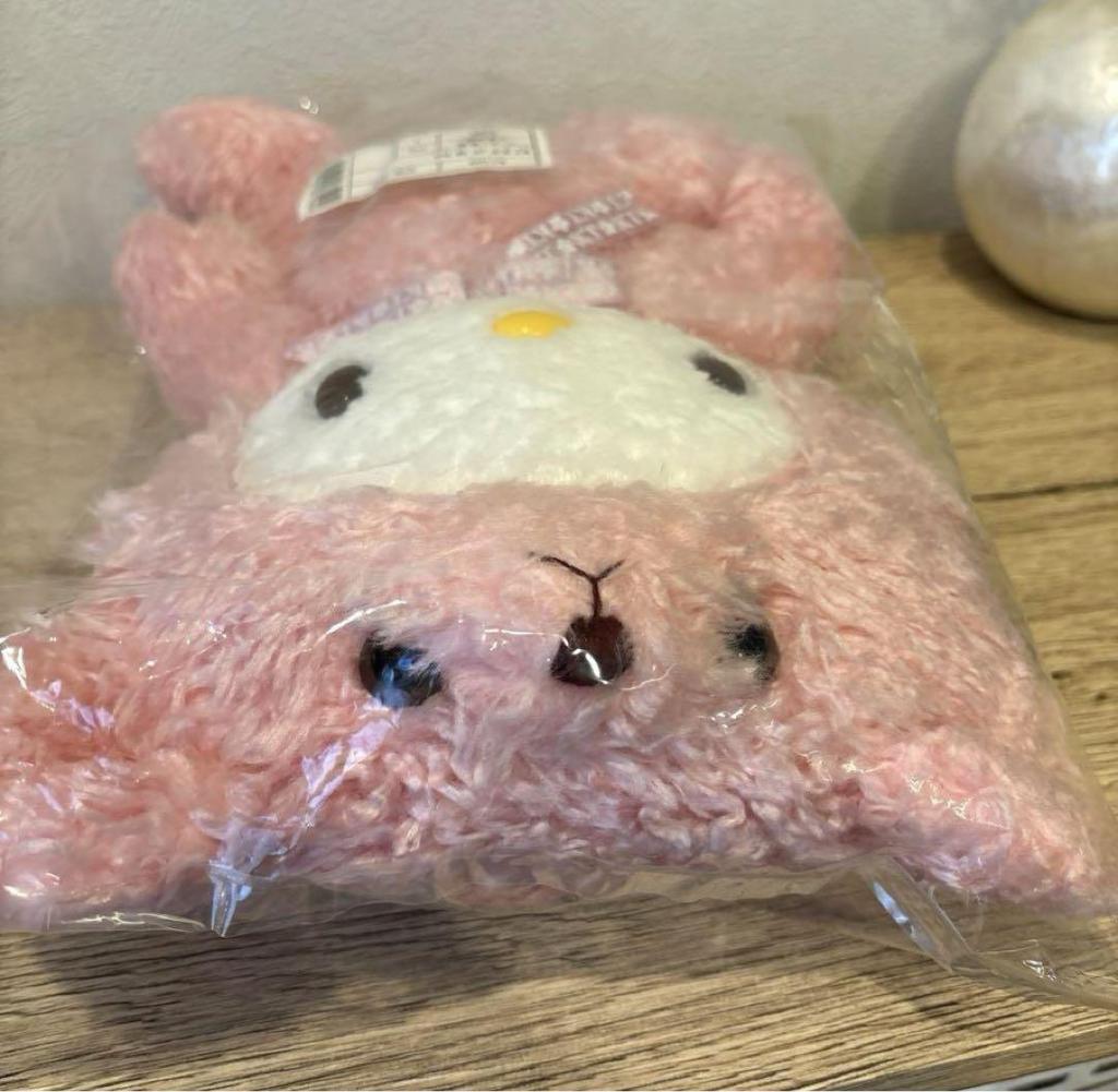 [USED] Rare Hello Kitty Transforming Teddy Bear Plush Toy, Pink, Size M, Sanrio