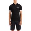 Emporio Armani EA7 SS24 Polo Shirt Men's Black 3DPF03-PJ02Z-1200
