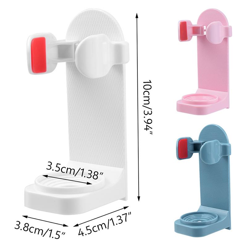Adjustable Toothbrush Holder Electric Toothbrush Base Silicone Non-slip Wall Mount Bathroom Space Saving Brush Rack Adapt 99%