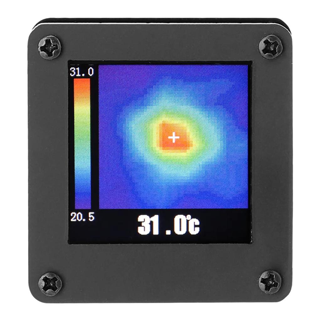 8x8 Infrared Thermal Camera with Housing High Accuracy Temperature Tester with Screen 7M Detection Distance for Android Phone