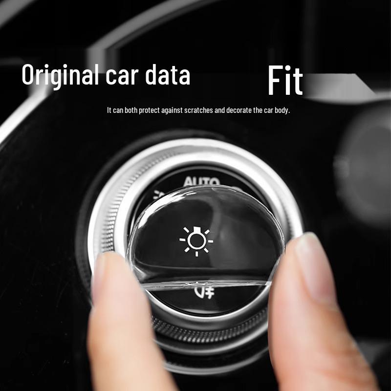 Mercedes-Benz C-Klasse Ein-Knopf-Startknopf Schutzaufkleber für C260L/C200L Innendekoration.