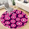 1pc Kiwi Pattern Office Round Area Rug, Under Office Chairs Bedroom Living Room Home Decor, Room Deco, Available in Various Sizes