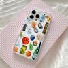 Beaded Pomegranate Sun Phone Case For iPhone 17 16 16e 15 14 13 12 11 Mini Pro Max X XR XSMax 8 Air Plus Transparent Back Cover