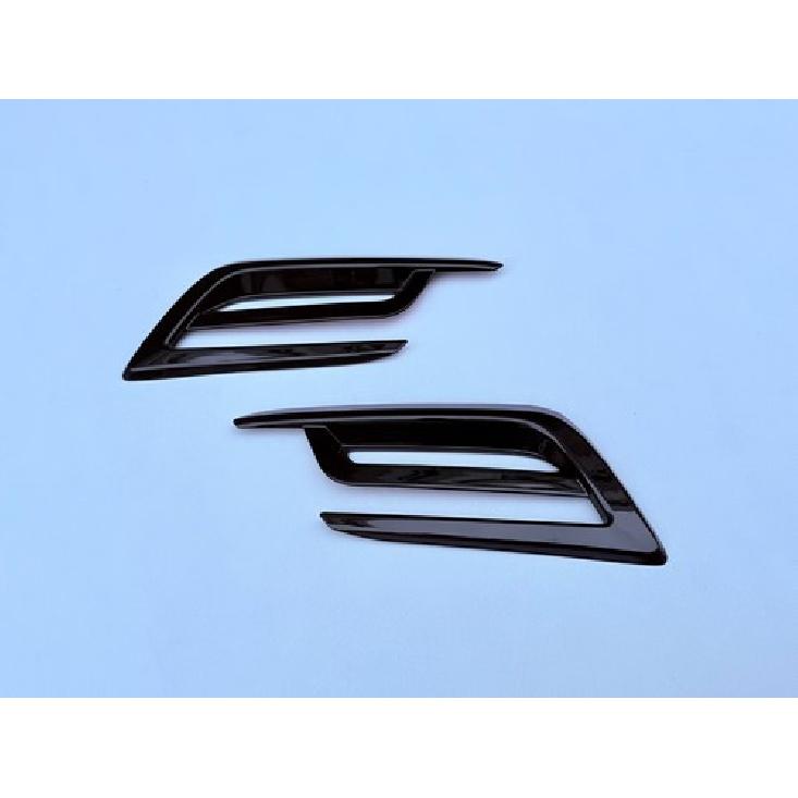 Rear Bumper Fog Light Cover Trim Black For 2024-2025 Toyota Grand Highlander ABS