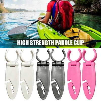 1 Par de Agarre de Remo Impreso en 3D para Kayak Canoa, Soporte para Eje de Remo con Pinza, Accesorio Ligero de Kayak para Agarre Seguro, Herramienta para Deportes Acuáticos