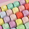 Full Set 132Key PBT Keycaps 5 Sideds Sublimations Printing MOA Height For Mechanical Gaming Keyboards