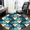 1pc Birds Pattern Office Round Area Rug, Indoor Mat Suitable For Office, Under Office Chairs Bedroom Living Room Home Decor, Room Deco