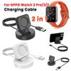 100cm Charging Cable Mobile Phone Holder Charger Cradle Dock Smart Watch Accessories Charger Cable Dock for OPPO Watch 3 Pro/3/2