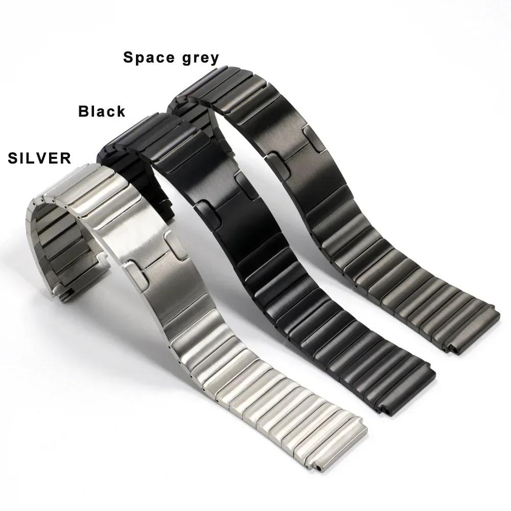 22mm Stainless Steel Band For Amazfit Bip 6 5 5 Unity/GTR 2 3 4 Metal Strap For Amazfit Stratos/Balance/Cheetah Round Watchband