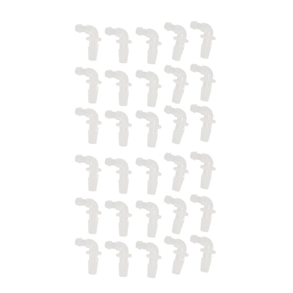 30pcs Professional BTE Tubing Adaptor Earplug Connector Replacement Accessories for Hearing