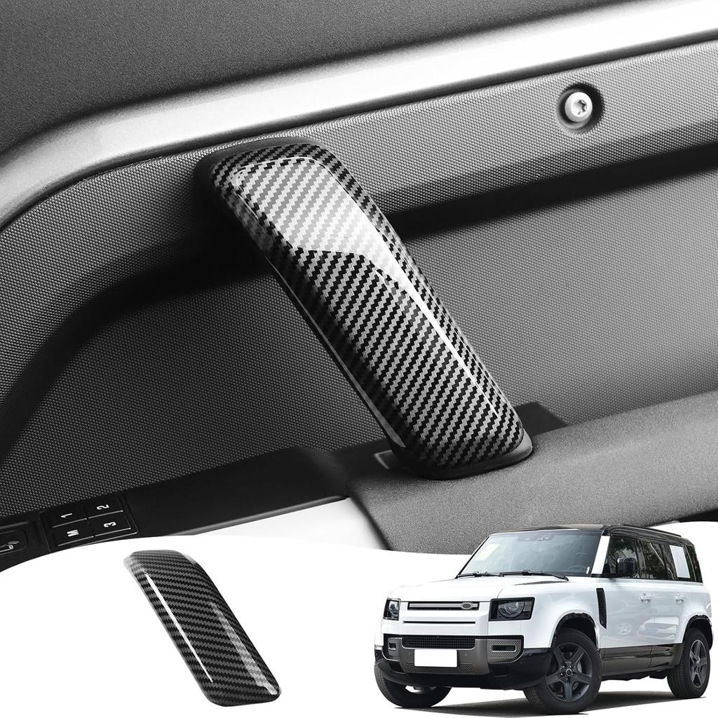 Door Handle Cover Suitable for 2020-2026 Land Rover Defender 90 110 130 Interior Handle Decoration Set Internal Patch armrest Protective Shell