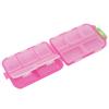 Medicine Box Medicine Case Plastic Waterproof 10 Compartments Buckle Lock Weekly Portable Medicine Container