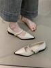 Fashion Shoes Woman Flats Shallow Mouth Pointed Toe Dress Comfortable On Heels New Summer Spring Mary Janes Shoes Woman 2025 Pointed Toe