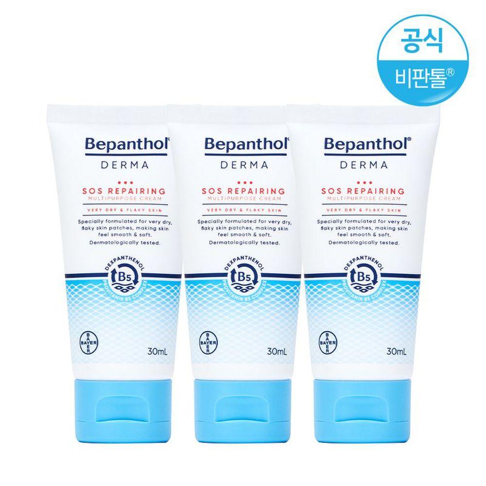 

Відновлювальний багатофункціональний крем Bepanthol Derma SOS 30 мл 3 шт.