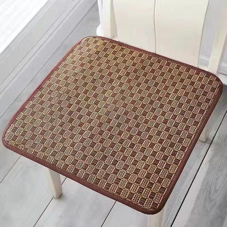 All-Season Rattan Chair Cushion - Cool and Breathable Pad for Home, Office, Car, or Restaurant