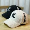 Thick Lamb Plush Cap Warm Rebound Cap High Quality Baseball Cap  Unisex