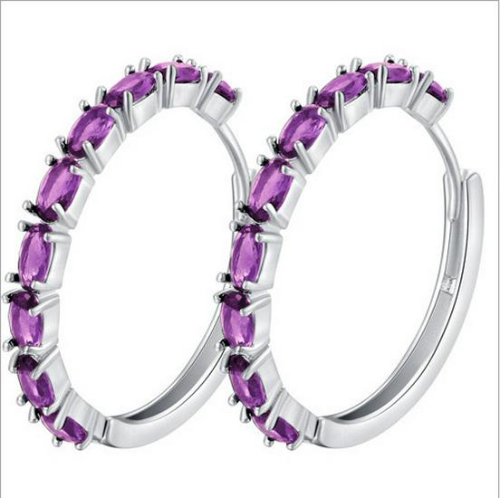 European & American Fashion Zircon Ear Cuffs: Versatile, Stylish Egg-Shaped Earrings for Women’s Street Style