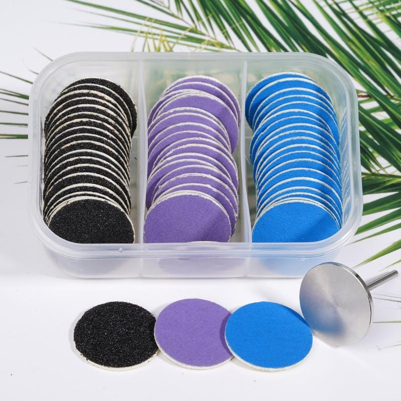 

Диск для педикюру 25 мм із набором змінних наждачних паперів для видалення мозолів Електричні універсальні файли для ніг Інструмент для очищення від ороговілої шкіри