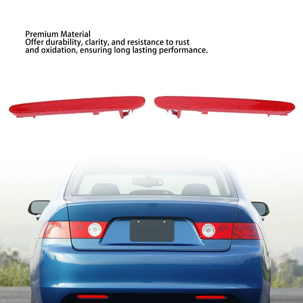 2PCS ABS Tail Bumper Reflector 33555-SEA-013, 33505-SEA-013 Rear Bumper Reflector Lens  for Accord
