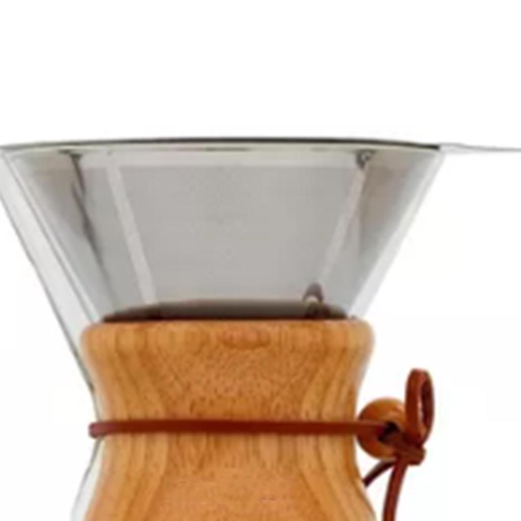 800ml přelévací kávovar Ruční překapávač na kávu s vysokým borosilikátovým sklem s nerezovou ocelí