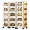 Multi-Layer Snack & Toy Storage Cabinet: Safe for Kids, Ideal for Living Room & Bedroom
