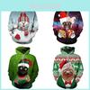 Luxuriously Comfortable Men Women Christmas Hoodie With Snowman 3d Print Design