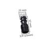 10Pcs DN25 1/2" 3/4" Male Thread PE Pipe 3-Way Elbow Straight Barb Connector Garden Pipe Hose Connector Watering System Joints