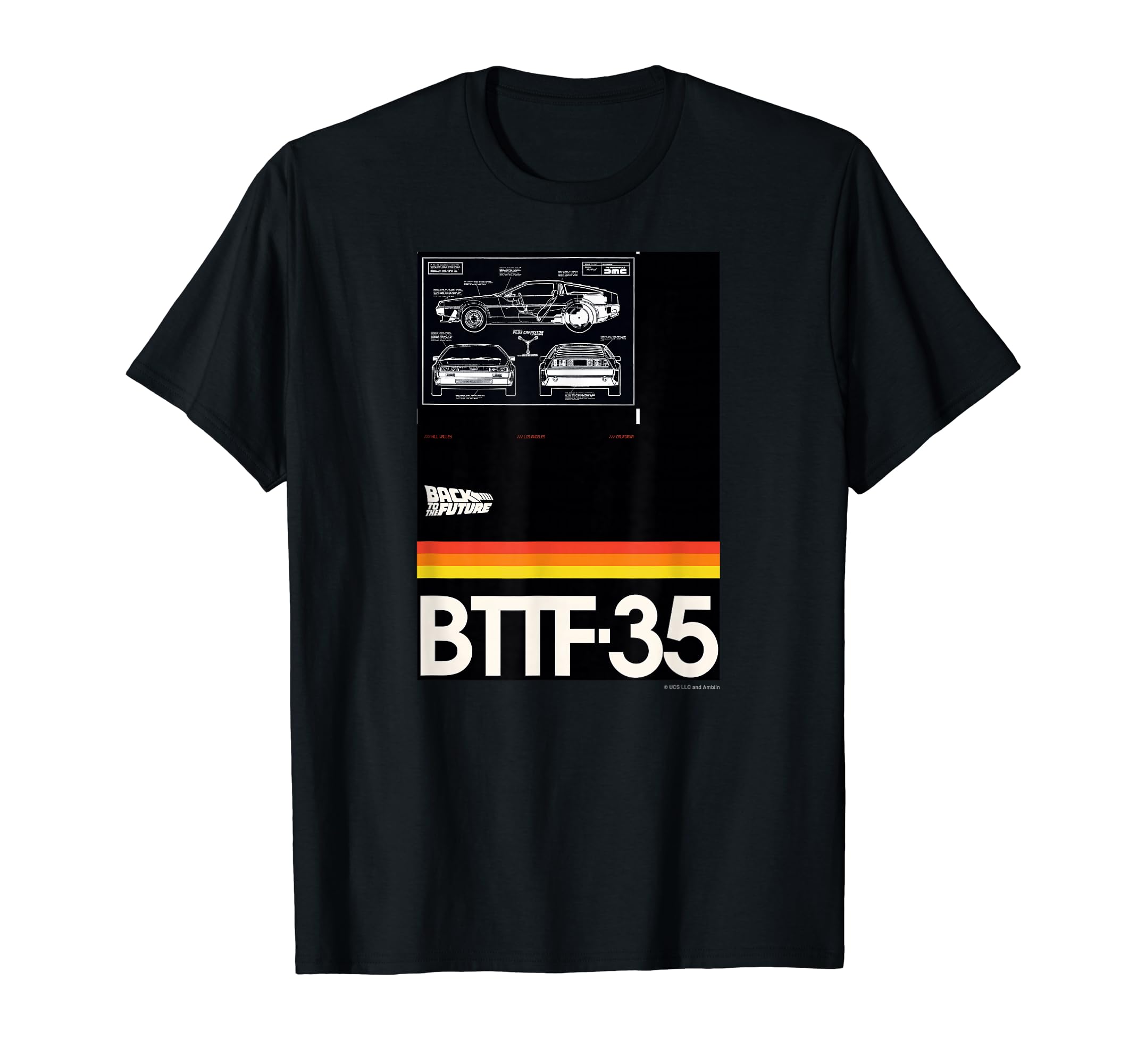 

Back to the Future BTTF-35 (BLUEPRINT) T-shirt