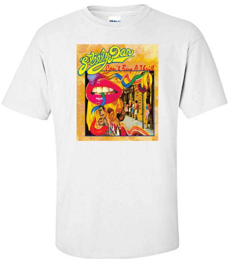 STEELY DAN "CAN'T BUY A THRILL" ALBUM MUSIC WHITE T-shirt