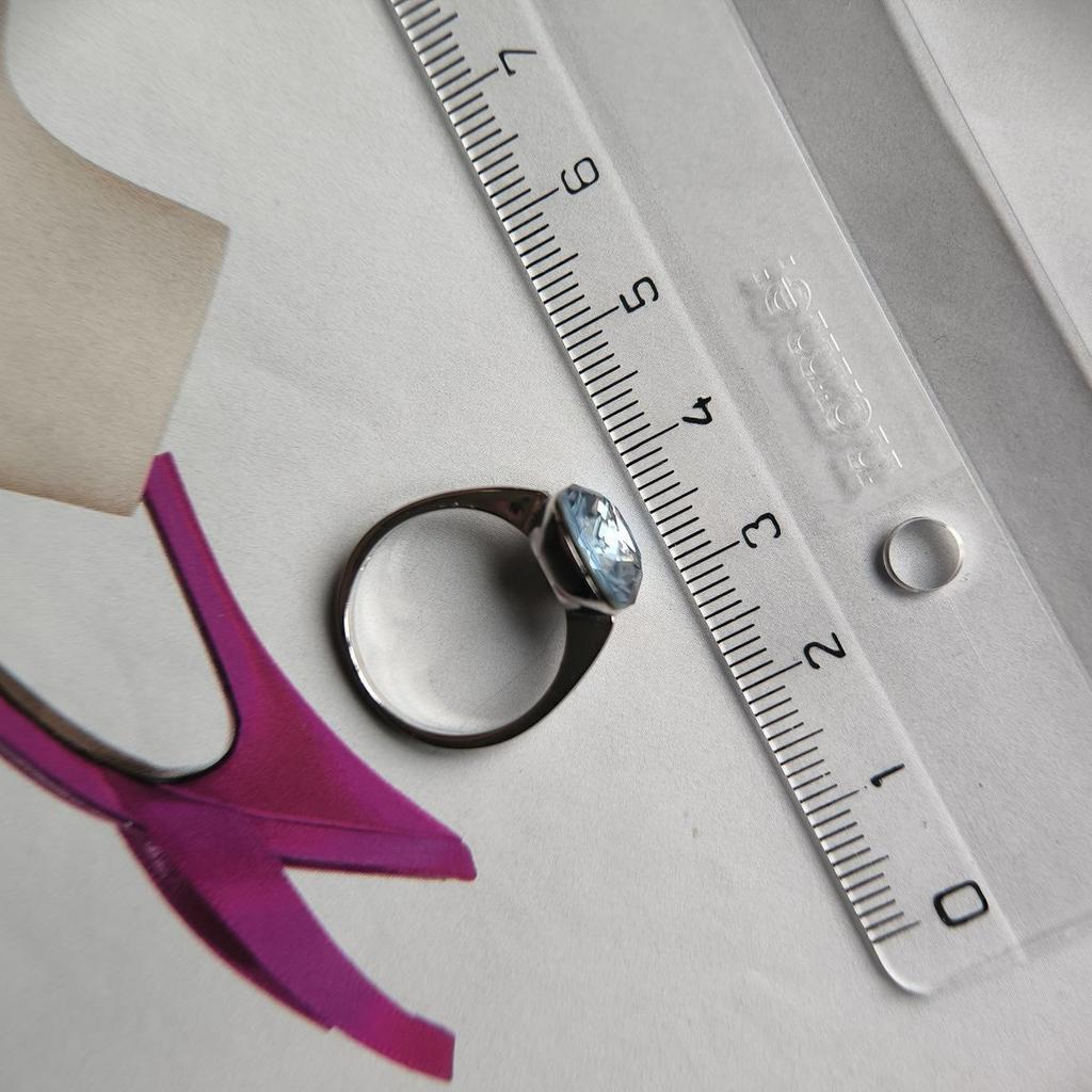 Silver Ring with Cubic Zirkonia, Product Weight 3.15 G (2146148)