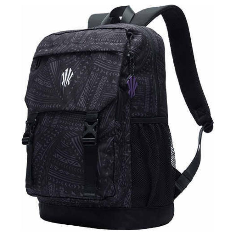 New Anta Irving Series Fabric Backpack Unisex Basic Black 992511152R-1