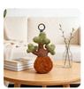 Elephant Skin Rabbit Plush Keychain: Cute Insect and Plant Series with Caterpillar and Bee Figures